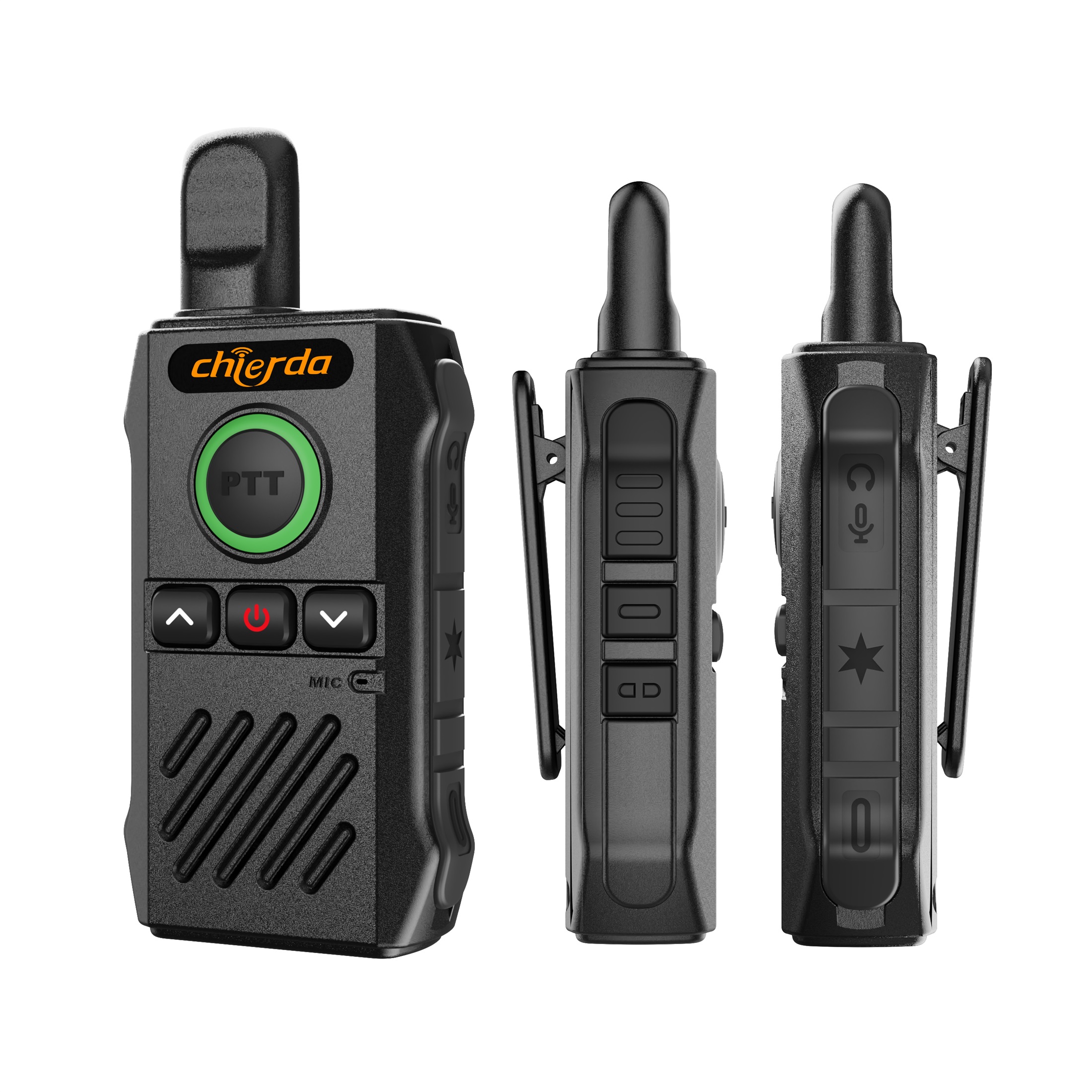Chierda TCM1 Dual PTT Lightweight Two-way Radio