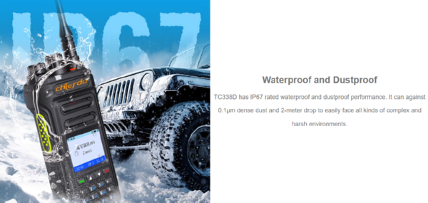 IP67 Waterproof Radio Submerged