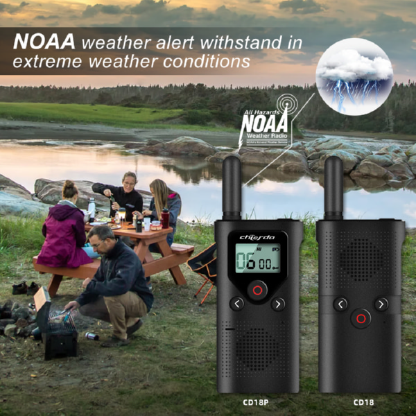Walkie Talkie with NOAA Weather Alerts