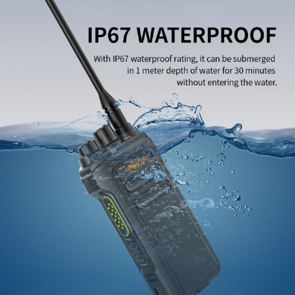 Waterproof Walkie Talkie in Rain